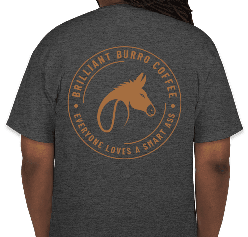 LOGO FRONT/BACK – DARK HEATHER